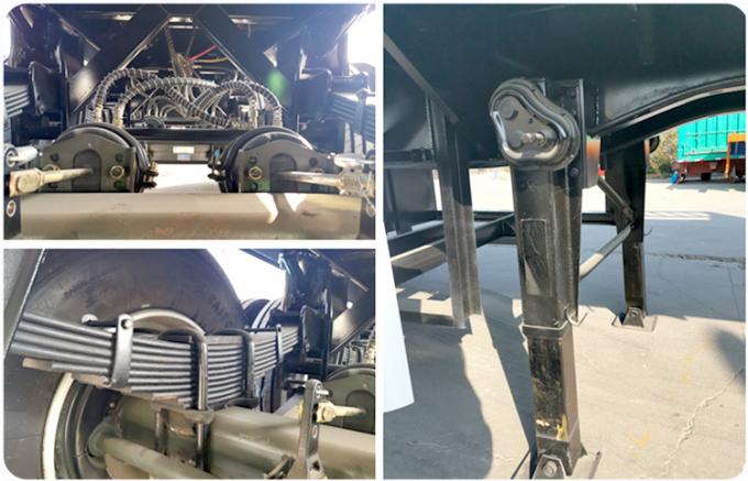 New 3 Axles 20′ 40l′ Container Flatbed Trailer with Container Lock