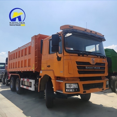 Zware Shacman dumptruck met een capaciteit van 25-30 ton en een laag brandstofverbruik