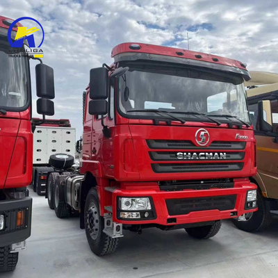 2021/2022 Jaar Shacman M3000/F3000 Traktortruck 6X4 375HP Gebruikte Semi Tractor Head Truck