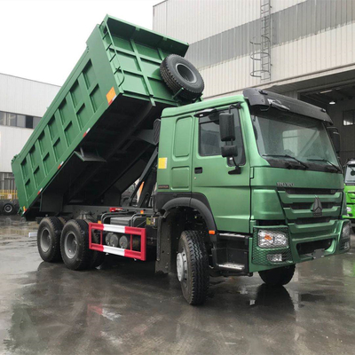 6X4 HOWO Sinotruk 371 dumper truck met Zf8118 stuursysteem en ISO-certificering