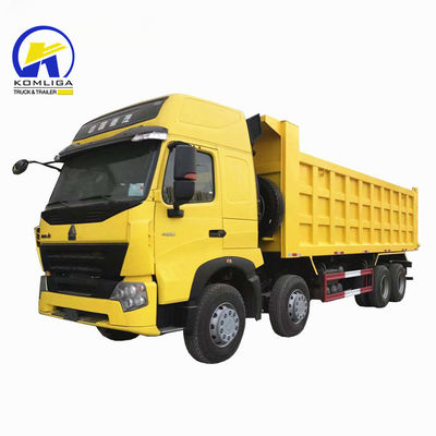 Sinotruk 8X4 HOWO-T7h 420 pk Tipper/Dump Truck met 300L Tanker