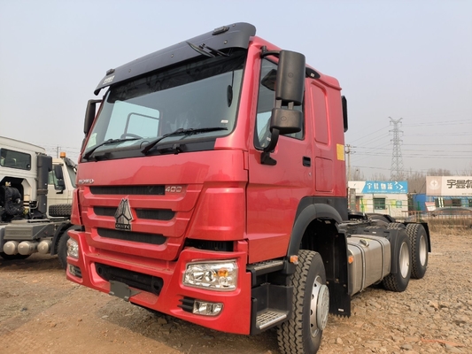 Sinotruk HOWO 6X4 trekker met 10 wielen aanhangwagenkop en D12.42-20 motor