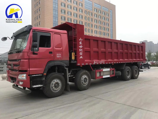 / Gebruikt 8X4 12 Wielen Sinotruk HOWO Tipper Truck DOT Gecertificeerd en aangepast Aanvraag