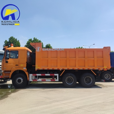 Professionele ontwerp DOT gecertificeerd 10 1spare band Truck Benne 6X4 Shacman dump truck