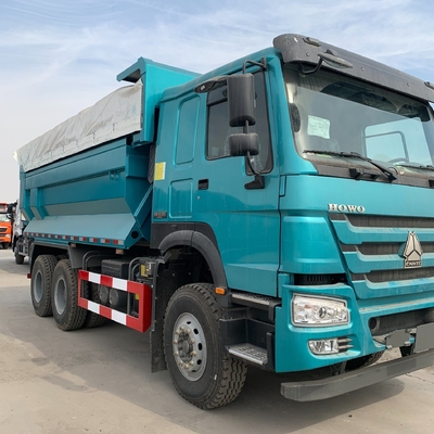 GCC-gecertificeerde gebruikte Sino Truck HOWO 6X4 Dump Truck met tralies en 1200r20 banden