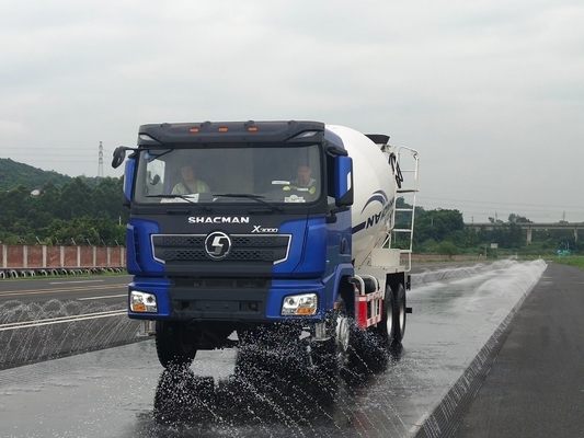 Op maat gemaakte aanvraag Tweedehands Shacman 8/9/10m3 Gebruikte Betonmixer Truck met pomp