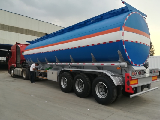 40000 42000 45000 Liters 40 45cbm Diesel aluminium koolstofstaal brandstoftanks/olie tanks/half aanhangwagens