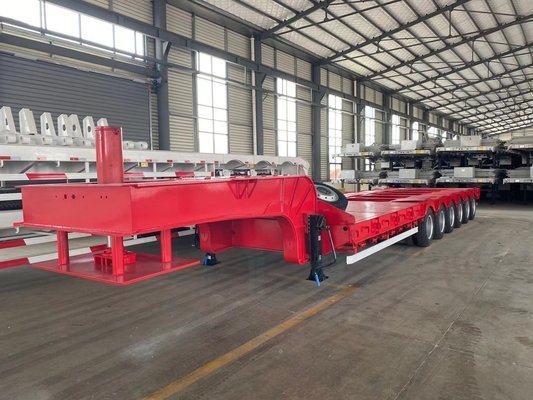 7000-8000 mm wiellaag laag bed half-trailers voor zware transportoplossingen
