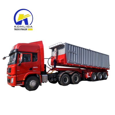 Gebruiksruimte Hydraulische dumpbox aanhangwagen met 90 W mm*13 Dikte mm*10laag Springblad