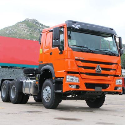 Sinotruk HOWO 6X4 Trailer Head Truck Prijs met 9 ton Vooras 6800*2500*3200mm