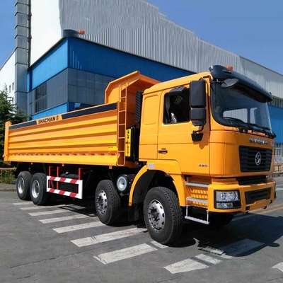 Shacman U-vormige 8X4 12 wielen zware dumptruck voor bouwwerkzaamheden