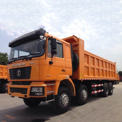 Shacman U-vormige 8X4 12 wielen zware dumptruck voor bouwwerkzaamheden