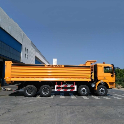 Shacman U-vormige 8X4 12 wielen zware dumptruck voor bouwwerkzaamheden