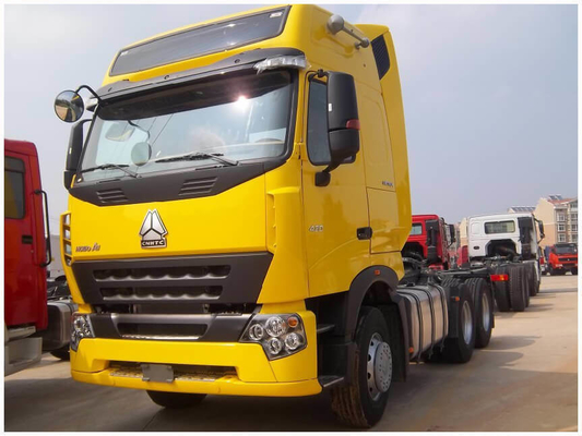 40-60 ton laadvermogen Sinotruck 420 pk 6x4 HOWO A7 trekker met ECE banden