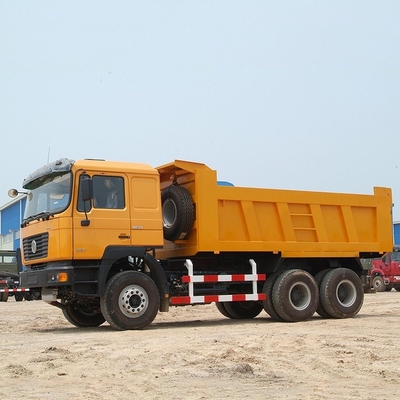 Shacman 6X4 10 wielen gebruikte dumptruck voor ≤5 zitplaatsen en 21-30t laadvermogen