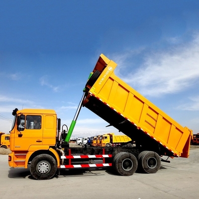 Shacman 6X4 10 wielen gebruikte dumptruck voor ≤5 zitplaatsen en 21-30t laadvermogen