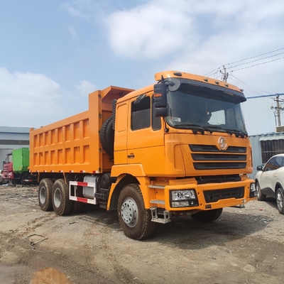 6X4 gebruikte Shacman Tipper Truck met 380 pk diesel motor en hydraulisch systeem voor betaalbare prijs