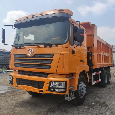 6X4 gebruikte Shacman Tipper Truck met 380 pk diesel motor en hydraulisch systeem voor betaalbare prijs