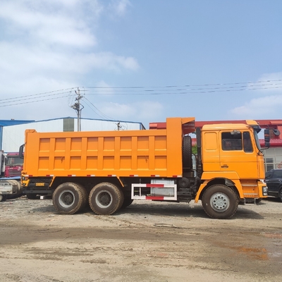 6X4 gebruikte Shacman Tipper Truck met 380 pk diesel motor en hydraulisch systeem voor betaalbare prijs
