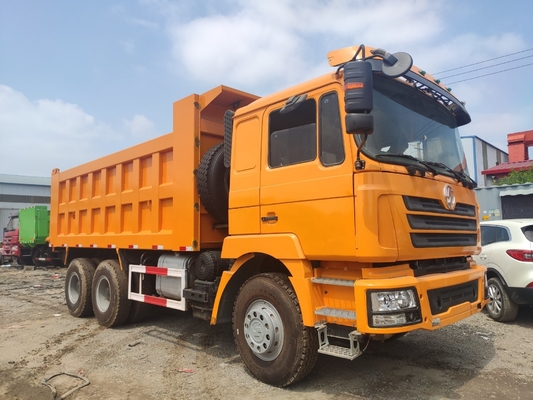 6X4 gebruikte Shacman Tipper Truck met 380 pk diesel motor en hydraulisch systeem voor betaalbare prijs