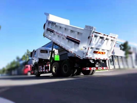 Goede prestaties Shacman 6X4 371HP Dump Truck 10 Wheel met 300L Fuel Tanker F3000 Cab