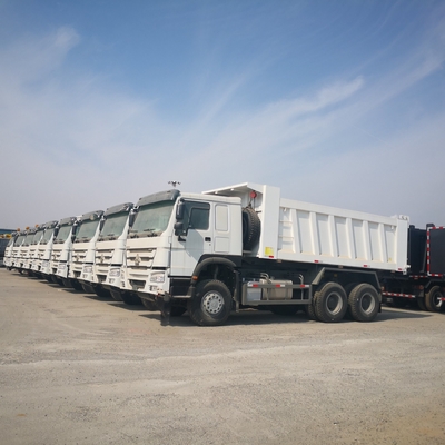 Hoge capaciteit 371 pk 6x4 10 wielen Sinotruck HOWO Dump Tipper Trucks met één slaper