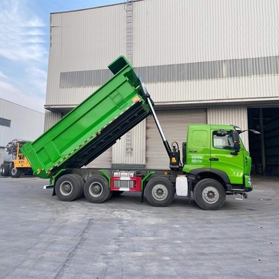 Aanpassing 420 pk Sinotruck 12 wielen 40 ton 50 ton Tipper Gebruikte HOWO 8X4 Dump Truck