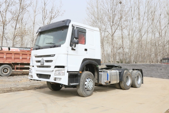 Diesel Sinotruck HOWO 6X4 10 Wielen 25tons Foton Truck Tractor Achteruitkijksysteem