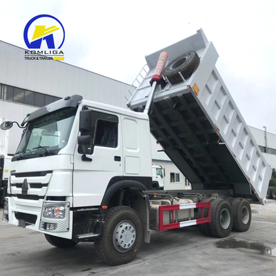 Radial bandenontwerp 20 kubieke meter Sinotruk HOWO Dump Truck met 351-450 pk