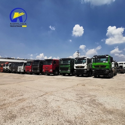 6.5 snelheidsverhouding Sino Truck HOWO 6X4 Prime Mover Trailer Head Tractor Truck met onderdelen