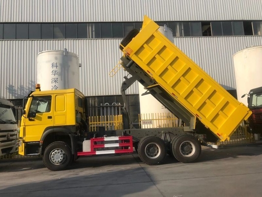 6x4 10 banden zandwerper HOWO dumper truck met dieselmotor en laadvermogen 21-30t