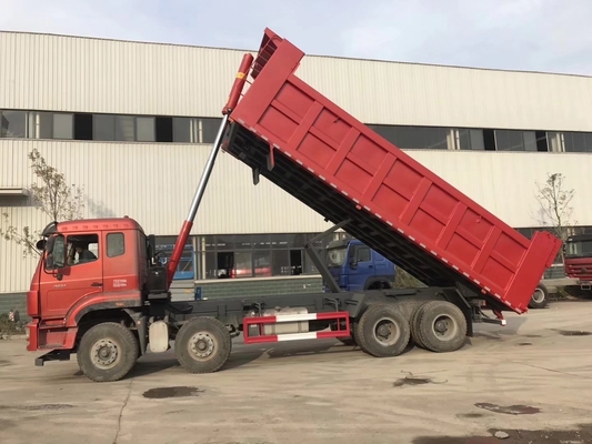 371 pk Sinotruck 40 ton 12 banden HOWO dumper truck met achteruitkijkcamera en blauwe kleur