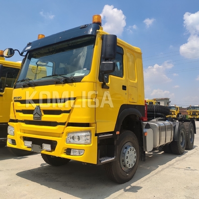 21-30 ton laadvermogen 16 ton Achsaxel Sinotruk 10 wiel 371HP HOWO 6X4 sleepwagen