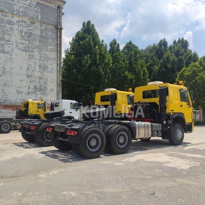 21-30 ton laadvermogen 16 ton Achsaxel Sinotruk 10 wiel 371HP HOWO 6X4 sleepwagen
