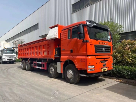 ISO-gecertificeerde 12-wieler 8X4 Sinotruck 40 kubieke meter Tipper Truck met vooras Hf9
