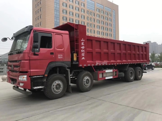 ISO-gecertificeerde 12-wieler 8X4 Sinotruck 40 kubieke meter Tipper Truck met vooras Hf9