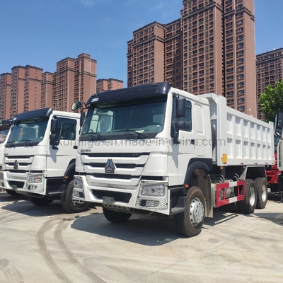 GCC gecertificeerd 6X4 16 18 kubieke meter 25 ton gebruikte tipper trucks Sinotruk in Ethiopië