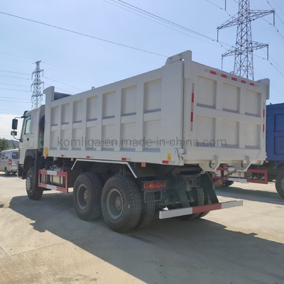 GCC gecertificeerd 6X4 16 18 kubieke meter 25 ton gebruikte tipper trucks Sinotruk in Ethiopië