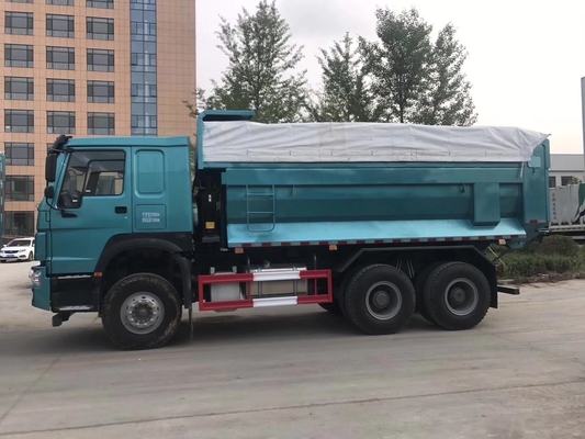 Sinotruk 380HP HOWO Dump Truck in de Filipijnen met Hw76 cabine en DOT bandencertificering