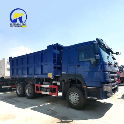Radial banden ontwerp Sinotruck HOWO 371 HP Heavy Duty Dump Truck met Hw19710 transmissie