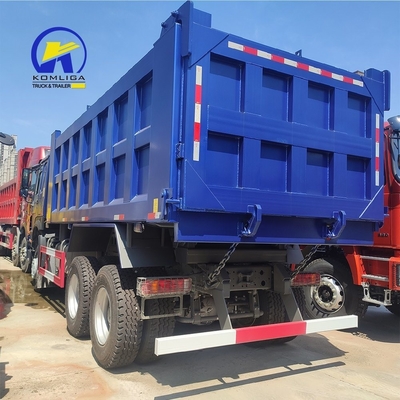 Radial banden ontwerp Sinotruck HOWO 371 HP Heavy Duty Dump Truck met Hw19710 transmissie