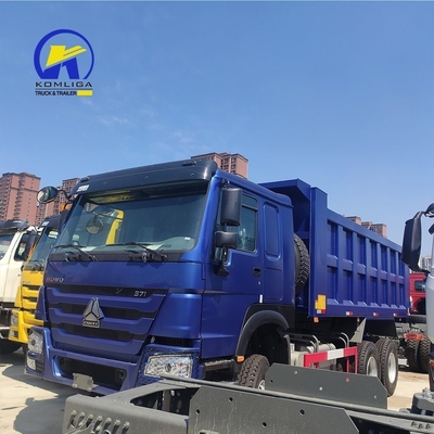Radial banden ontwerp Sinotruck HOWO 371 HP Heavy Duty Dump Truck met Hw19710 transmissie