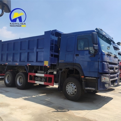 Radial banden ontwerp Sinotruck HOWO 371 HP Heavy Duty Dump Truck met Hw19710 transmissie
