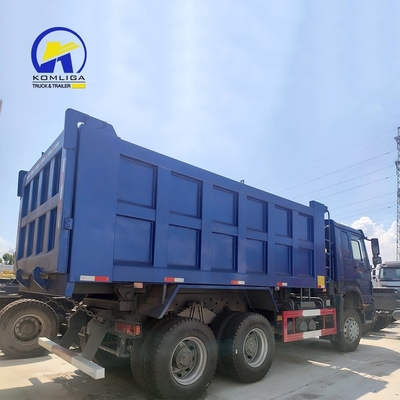 Radial banden ontwerp Sinotruck HOWO 371 HP Heavy Duty Dump Truck met Hw19710 transmissie