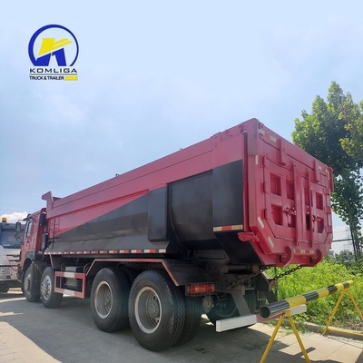 Gebruikte HOWO Truck 6*4 371HP U-vormige Sinotruck Dump Truck met hoge laadcapaciteit 21-30t