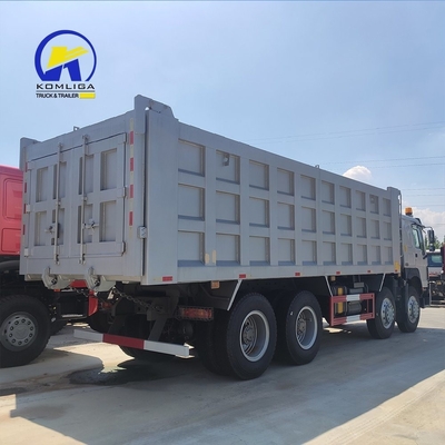 8X4 371HP HOWO Sino Dump Truck Gebruikte Tipper Truck met Ventrale Tipper Hydraulische Lifting