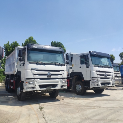 Voorste Lifting Style Diesel 10 Wheeler Sinotruk HOWO Tipper Truck 371HP 6X4 voor dumpen