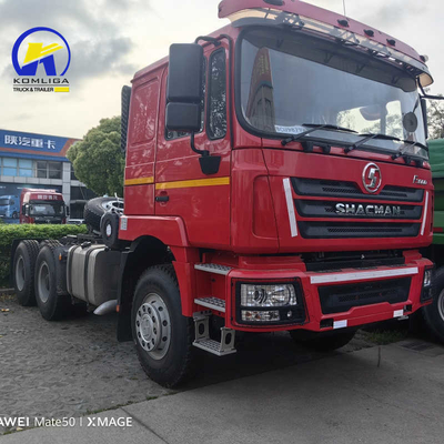 Sturing Gebruikte Shacman Tractor Head Truck Semi Trailer Tractor Truck met Sell