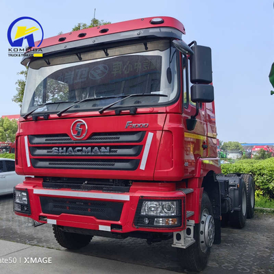 Sturing Gebruikte Shacman Tractor Head Truck Semi Trailer Tractor Truck met Sell