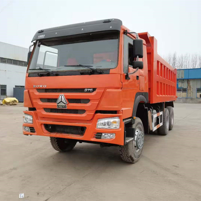 Voorste opheffing, dumptype, gebruikte Sinotruk-koppelauto in 6X4 30 ton 371 pk 375 pk